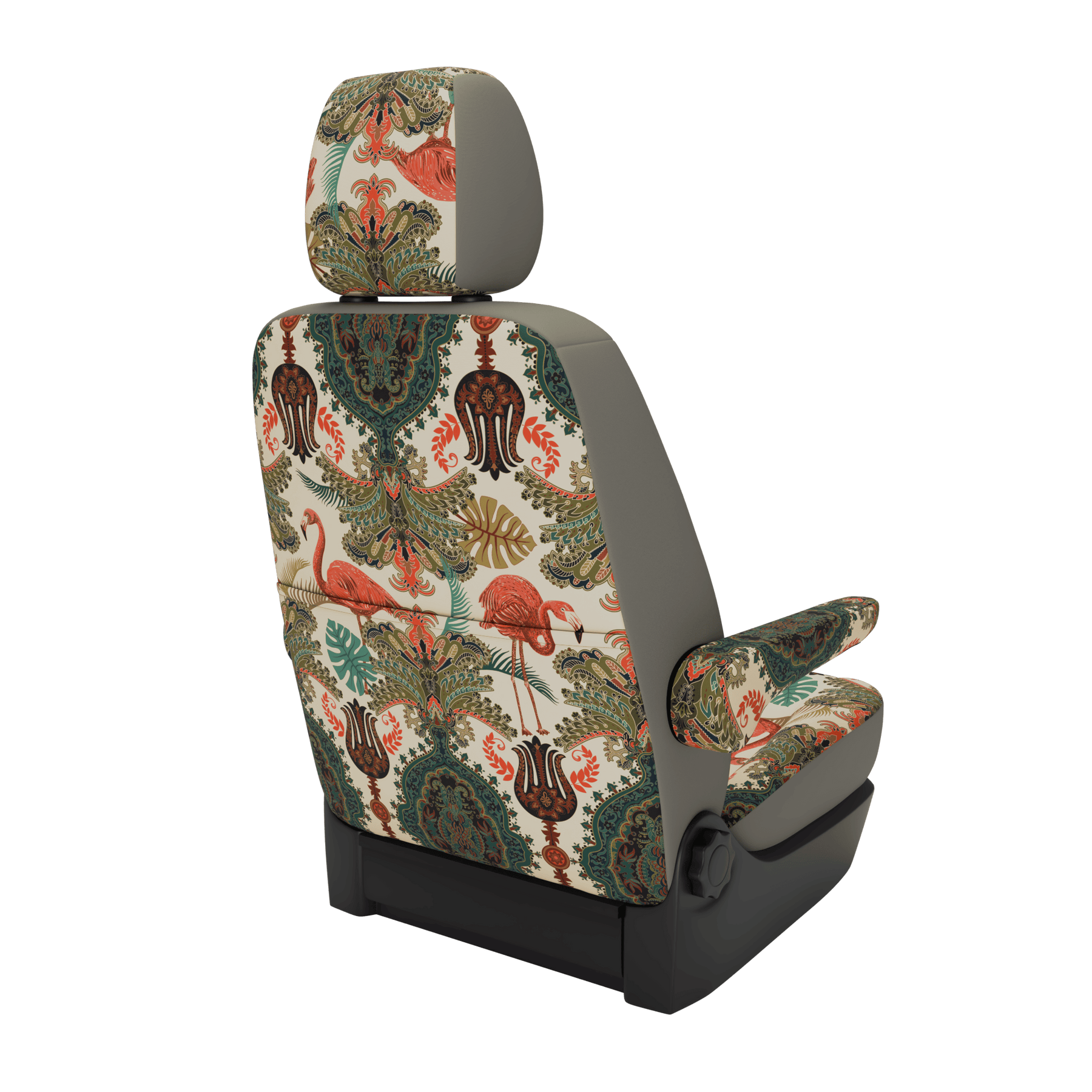 seat covers Campervan T6.1 Oriental Flamingo