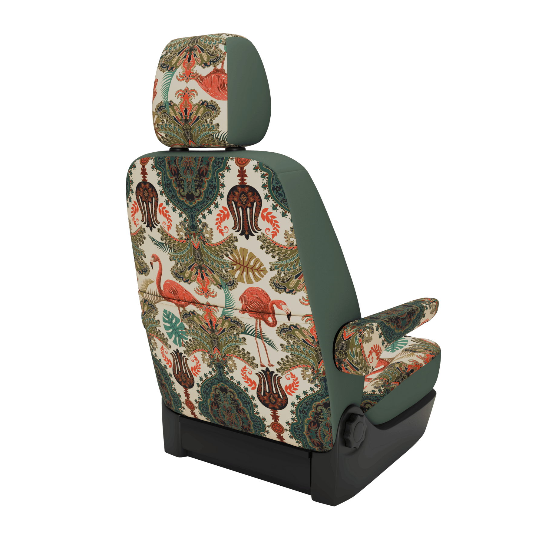 seat covers Campervan T6.1 Oriental Flamingo