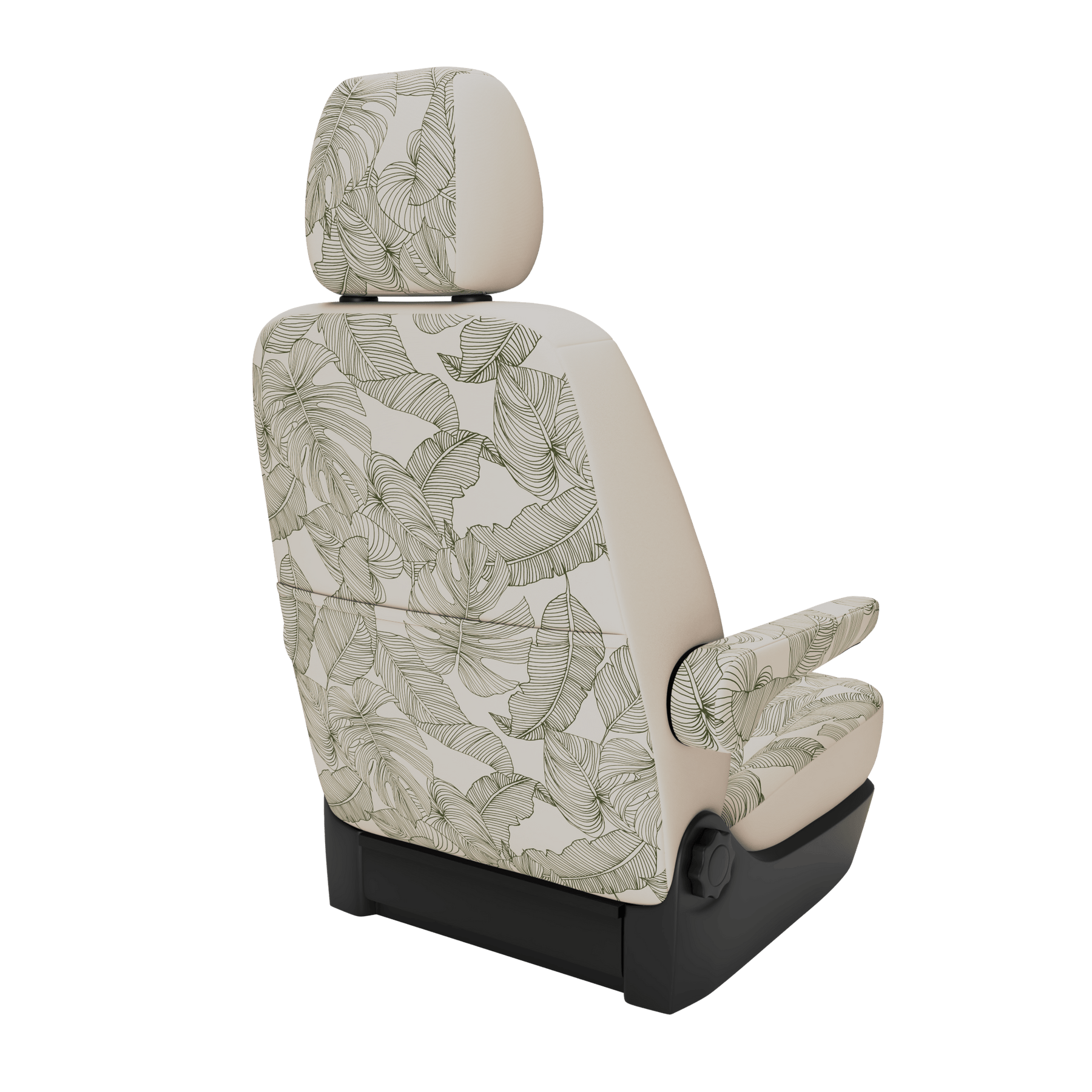 seat covers Campervan T6.1 Vintage Leaves