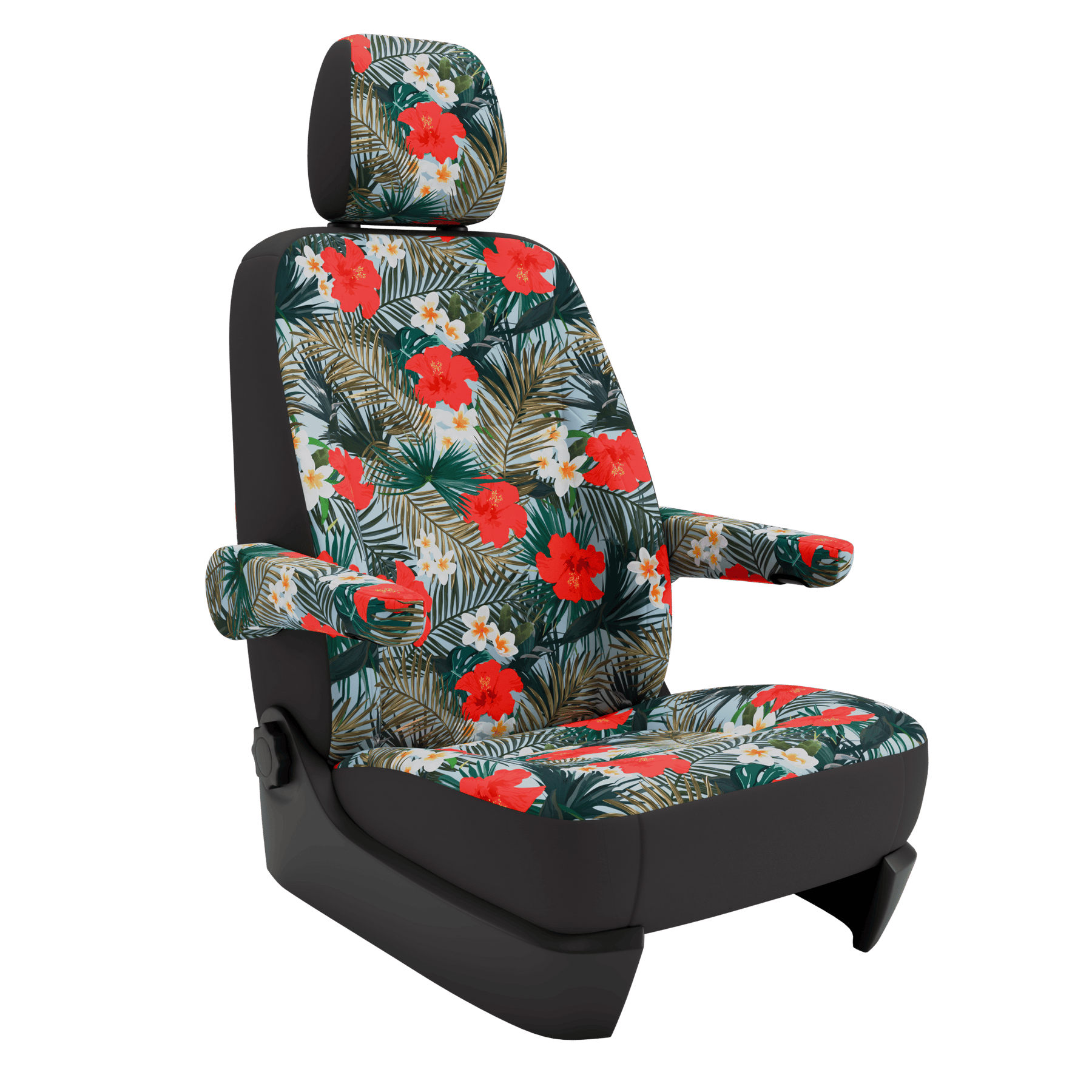 seat covers T5 Multivan Hibiscus
