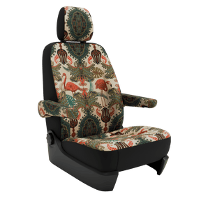 seat covers Campervan T6.1 Oriental Flamingo