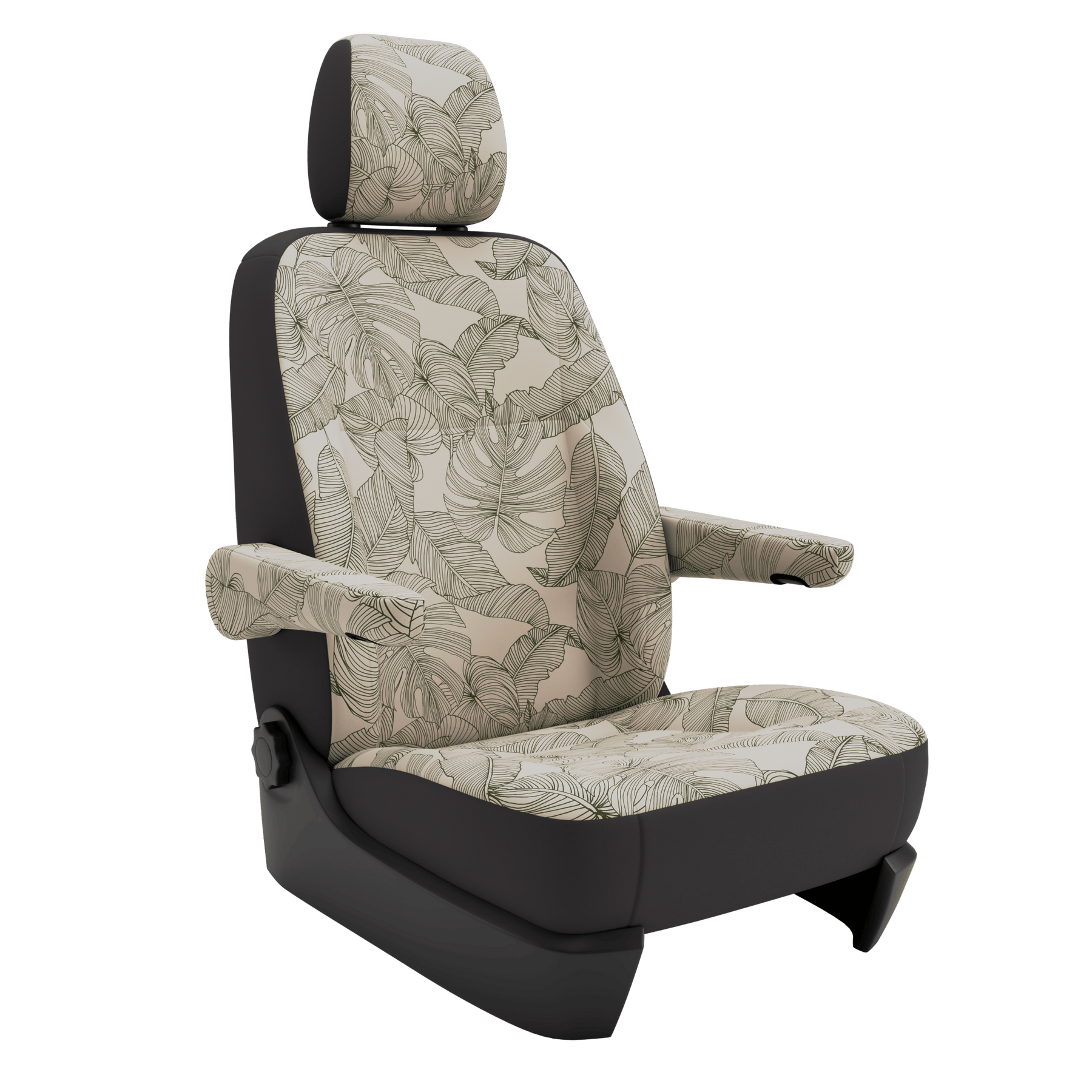 seat covers Campervan T6.1 Vintage Leaves