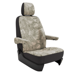 seat covers Campervan T6.1 Vintage Leaves