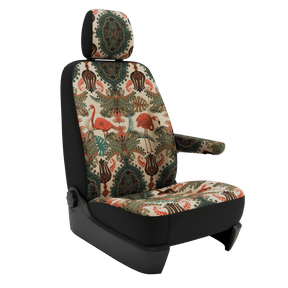 seat covers T5 Caravelle Oriental Flamingo
