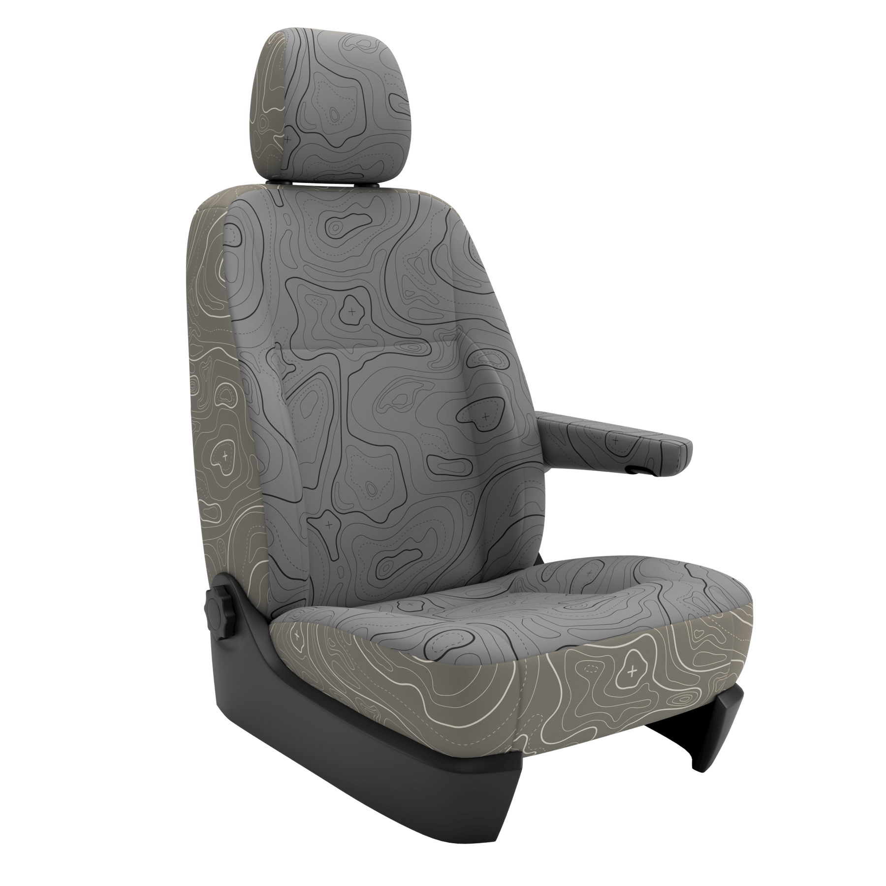 seat covers Caddy (from 2020) Wild Lines Grey