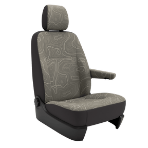 seat covers Caddy (from 2020) Wild Lines Olive