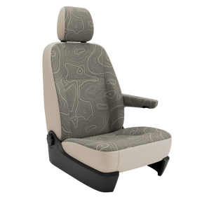seat covers Caddy (from 2020) Wild Lines Olive