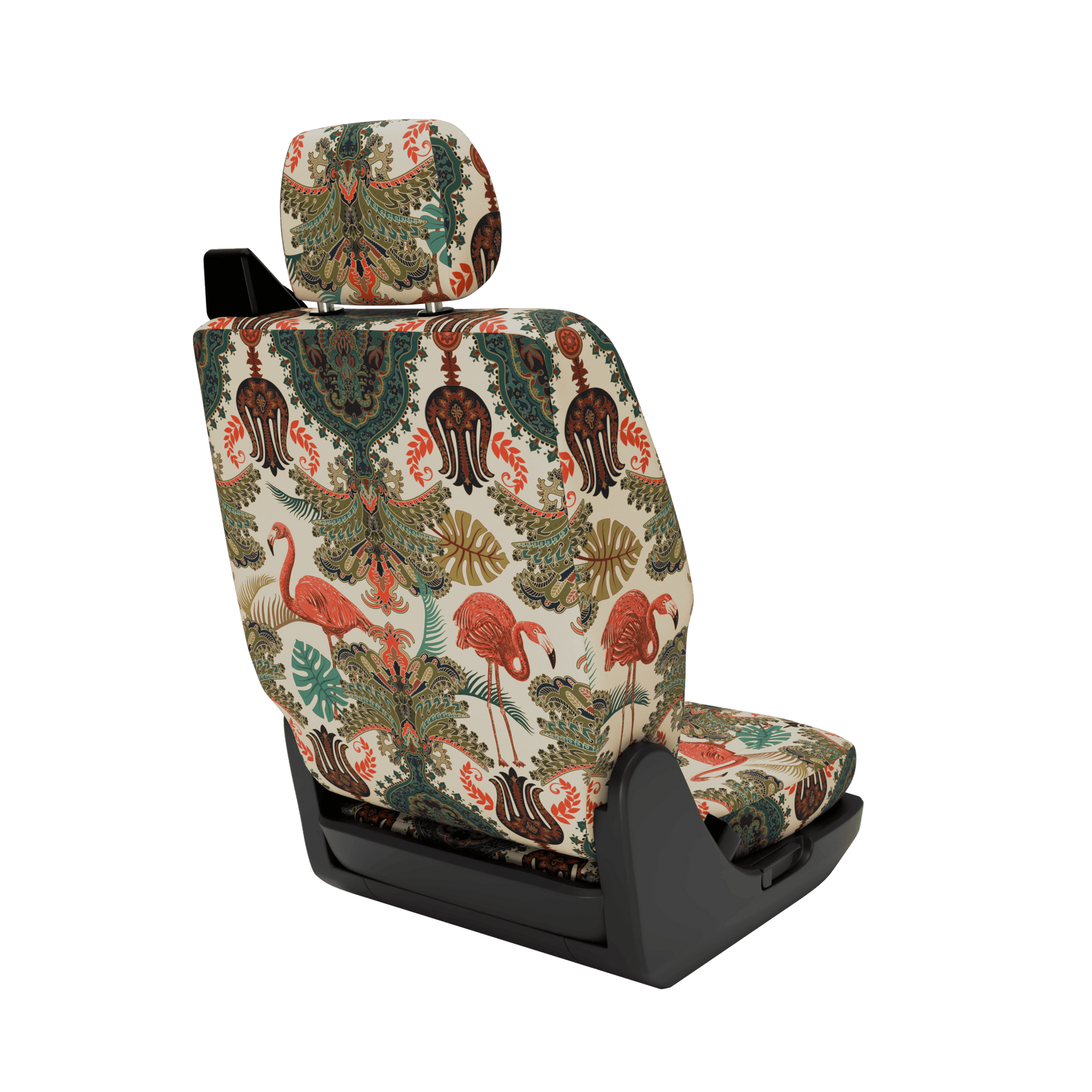 seat covers Full Oriental Flamingo