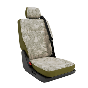 seat covers single seat GIS-Ligth Vintage Leaves