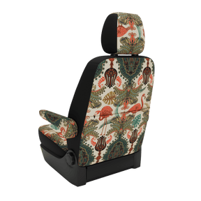 seat covers Campervan T6.1 Oriental Flamingo