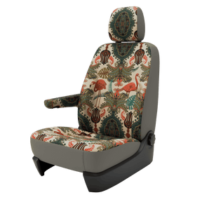 seat covers T5 Caravelle Oriental Flamingo