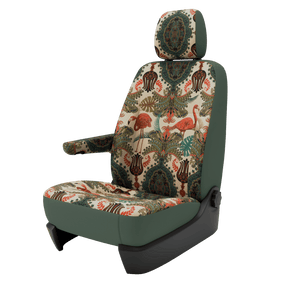 seat covers T5 Caravelle Oriental Flamingo