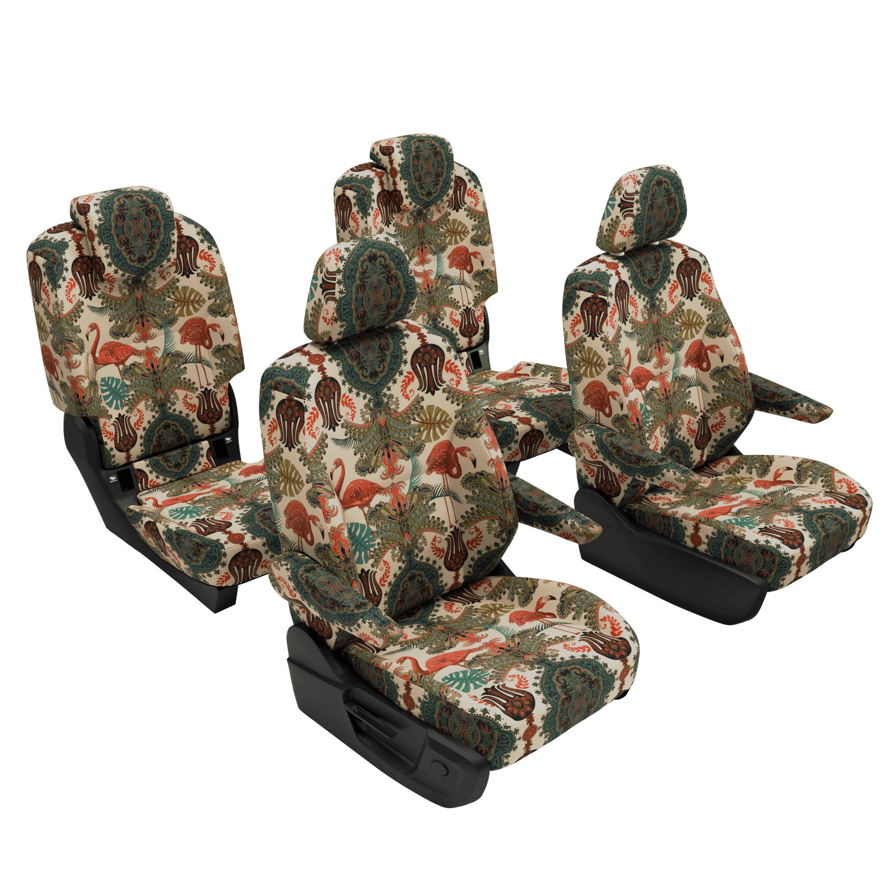 seat covers VW T7 Multivan Oriental Flamingo
