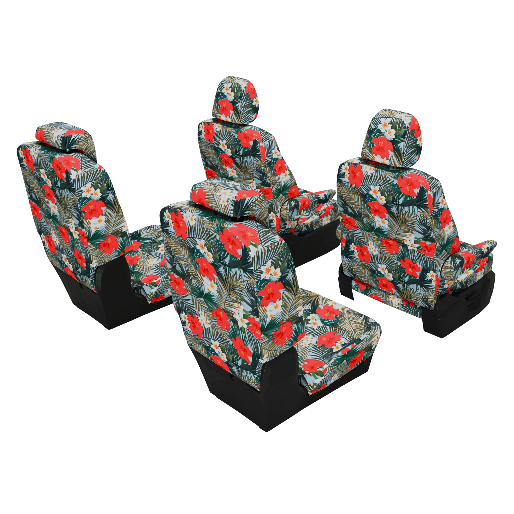 seat covers T7 Multivan Hibiscus