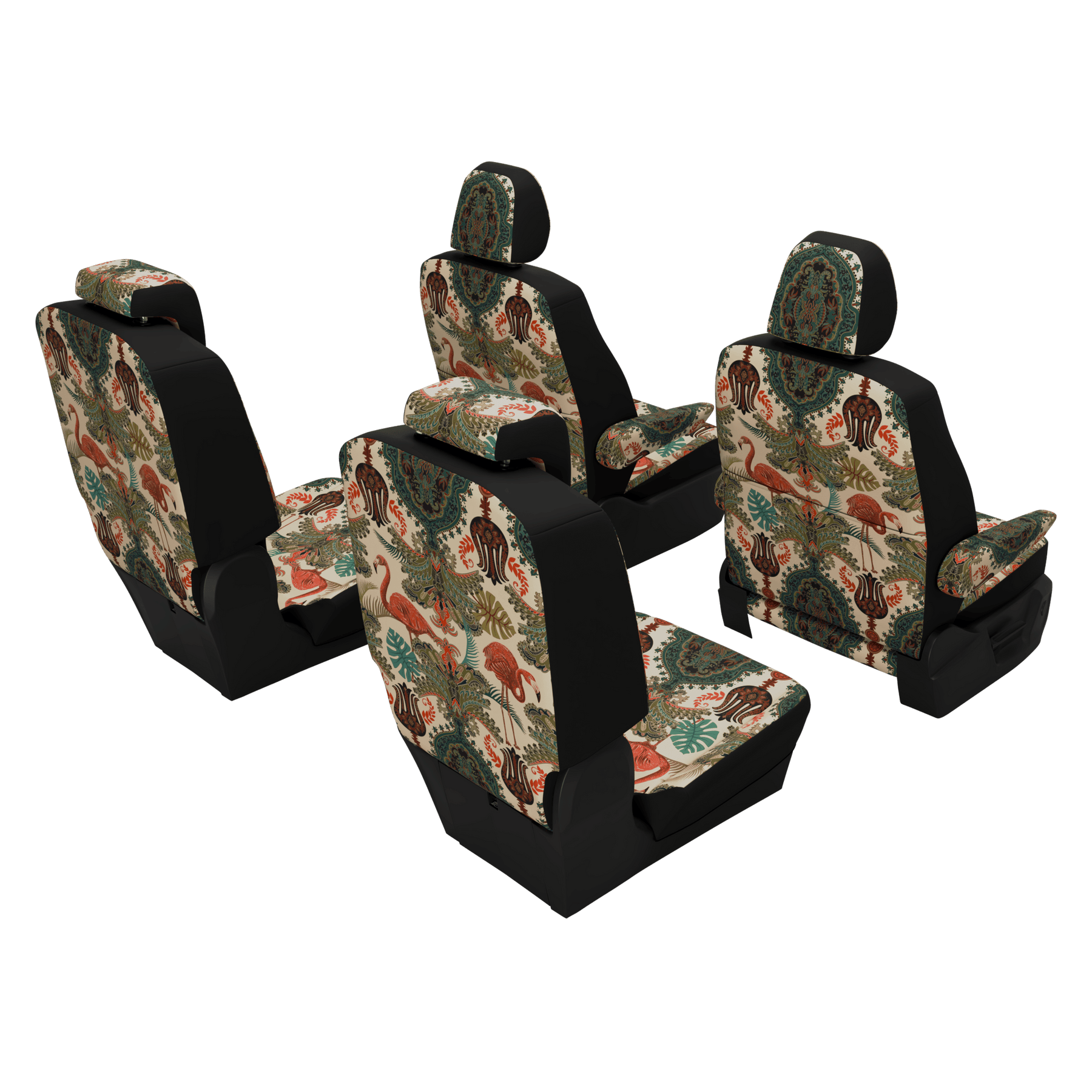 seat covers VW T7 Multivan Oriental Flamingo