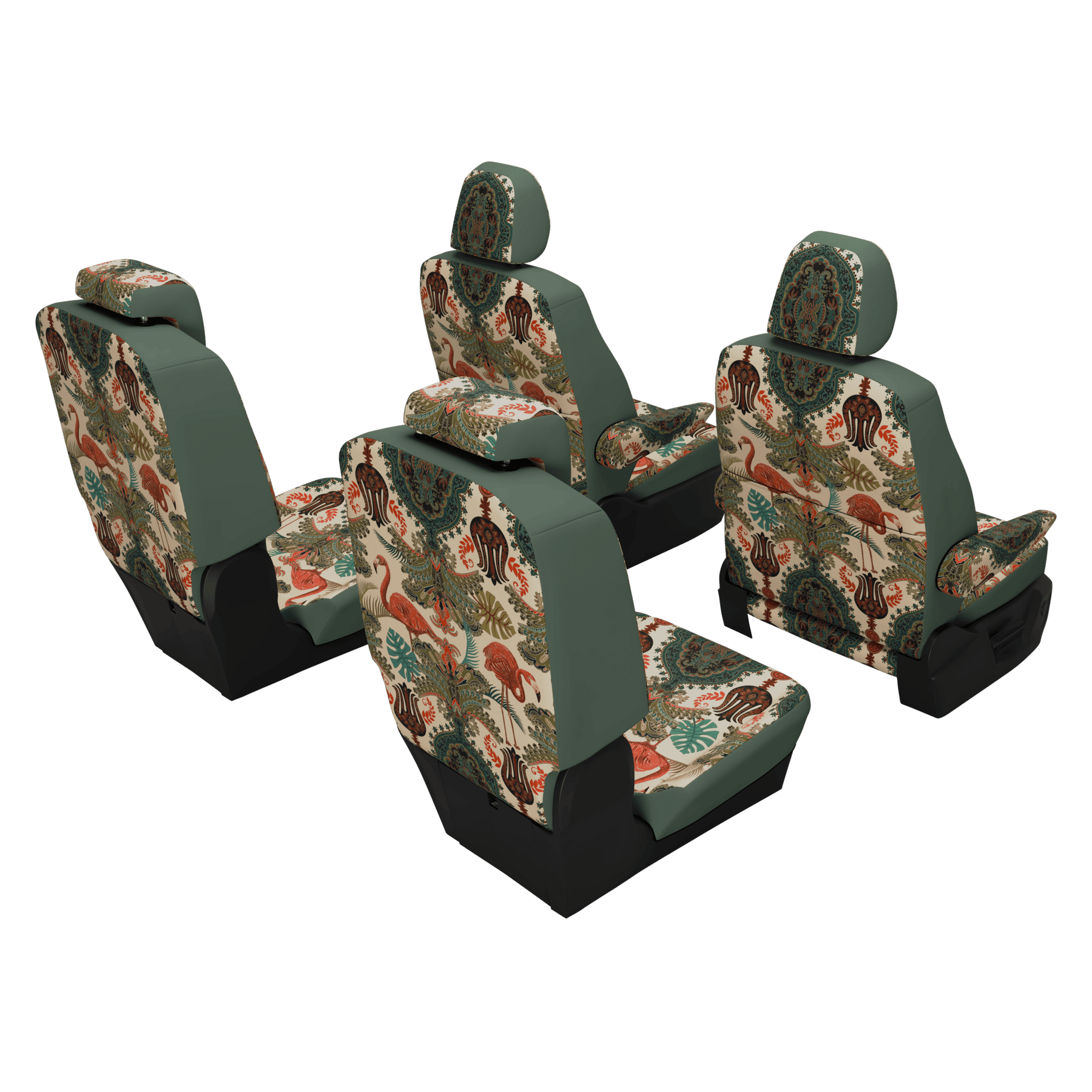 seat covers VW T7 Multivan Oriental Flamingo