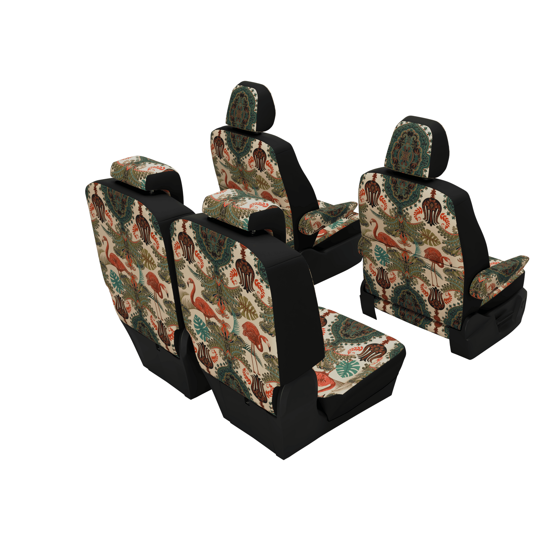 seat covers T7 California Oriental Flamingo