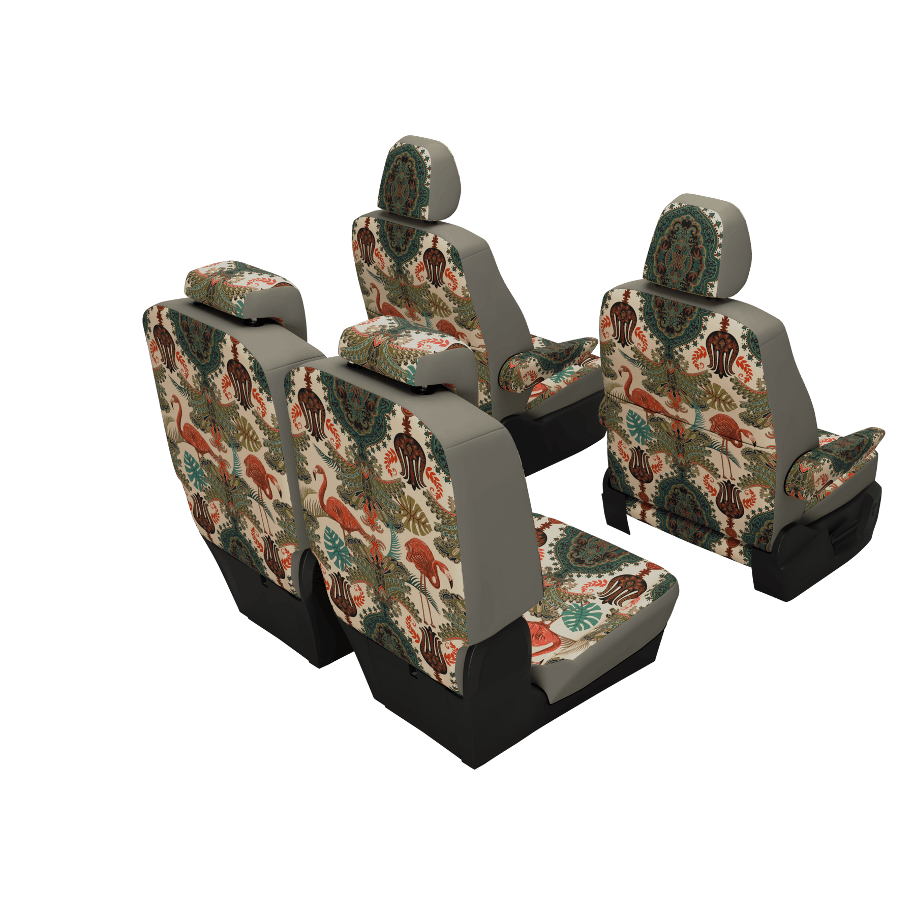 seat covers T7 California Oriental Flamingo