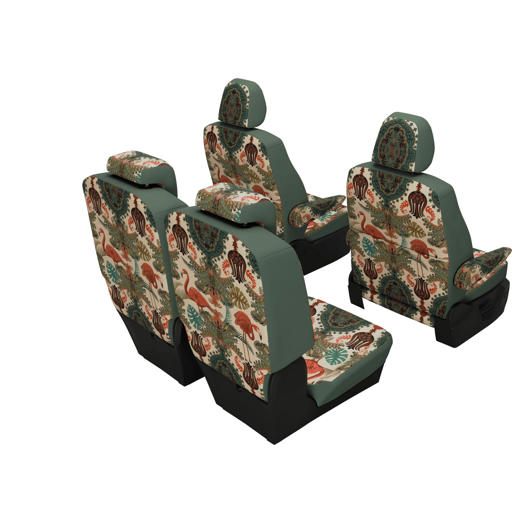 seat covers T7 California Oriental Flamingo