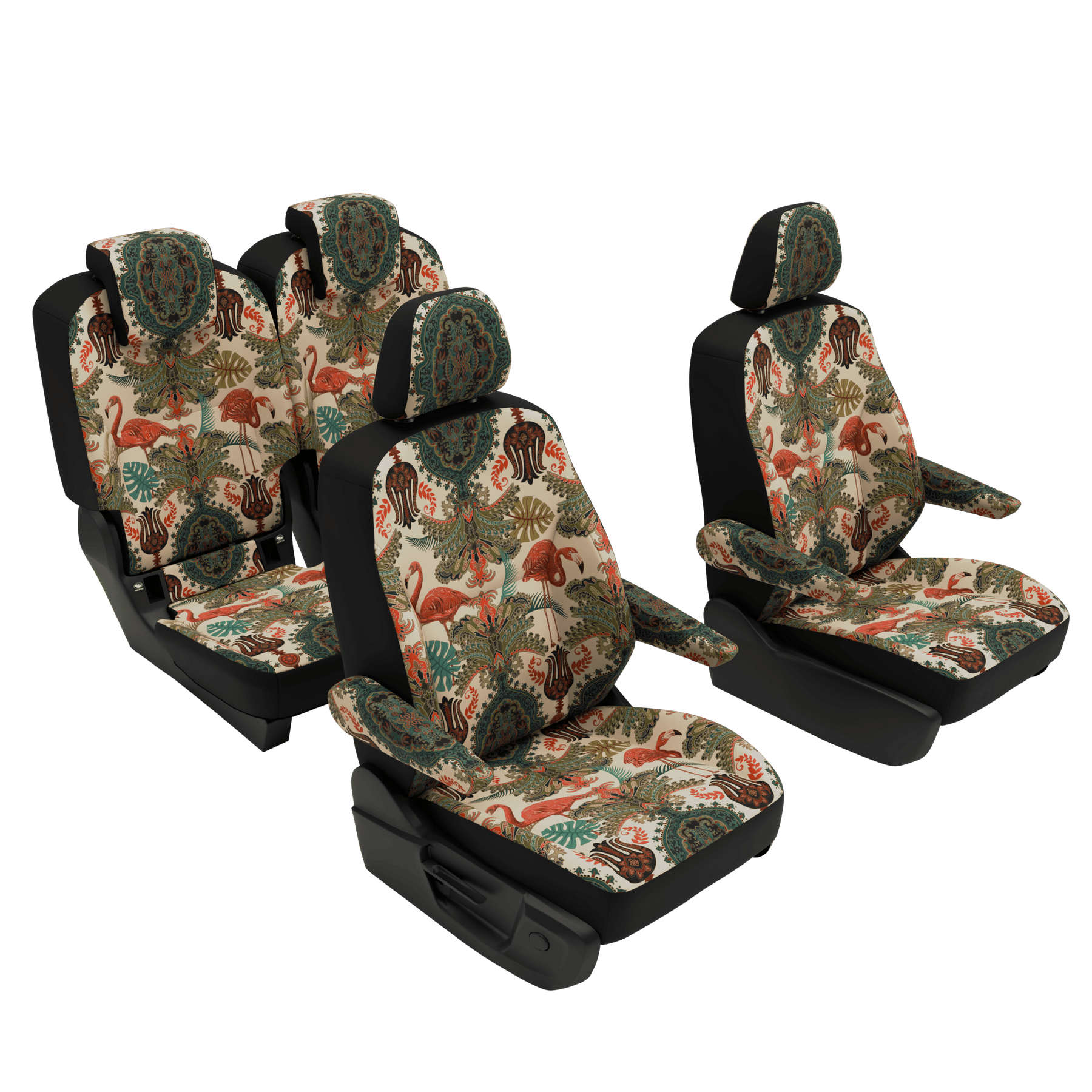 seat covers T7 California Oriental Flamingo