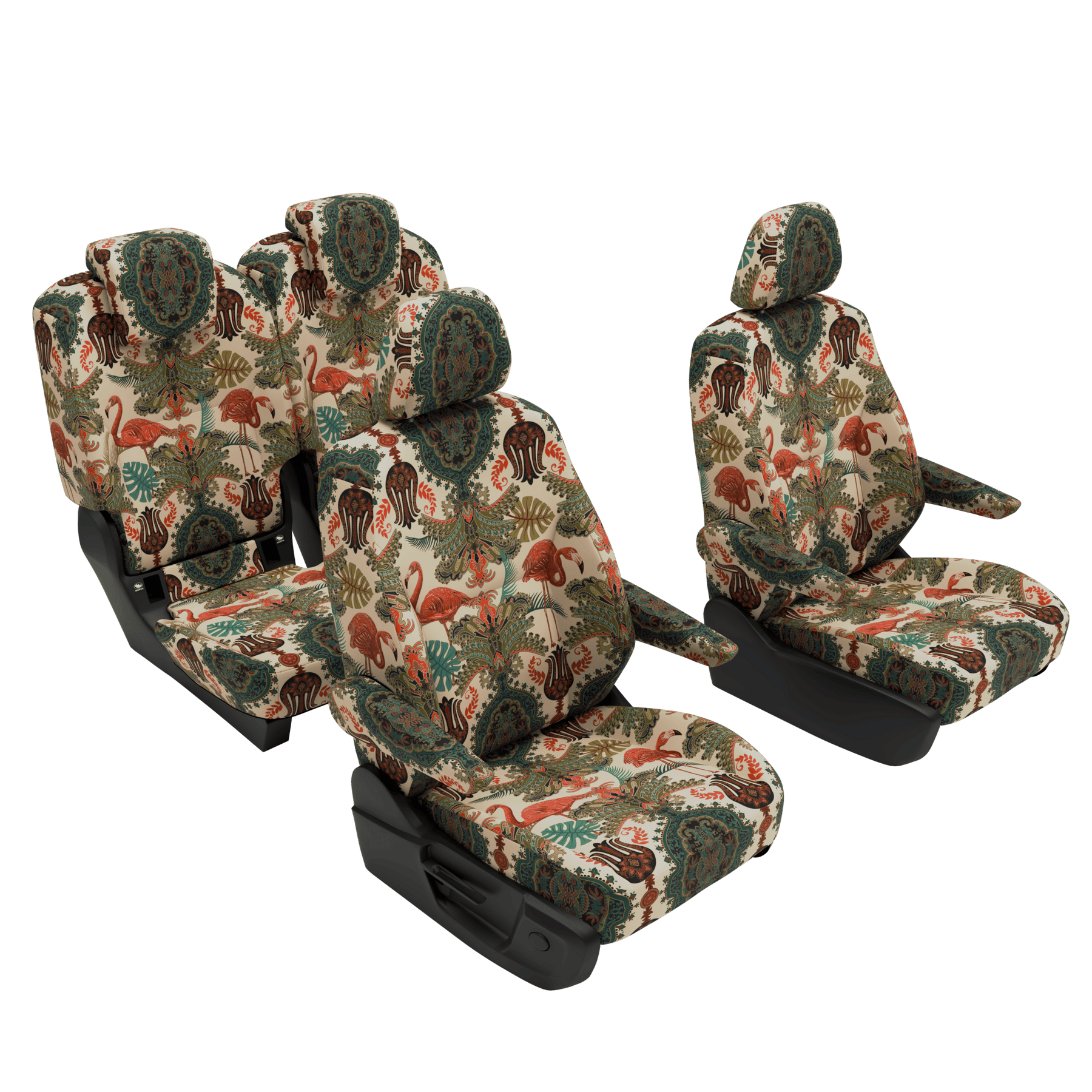 seat covers T7 California Oriental Flamingo