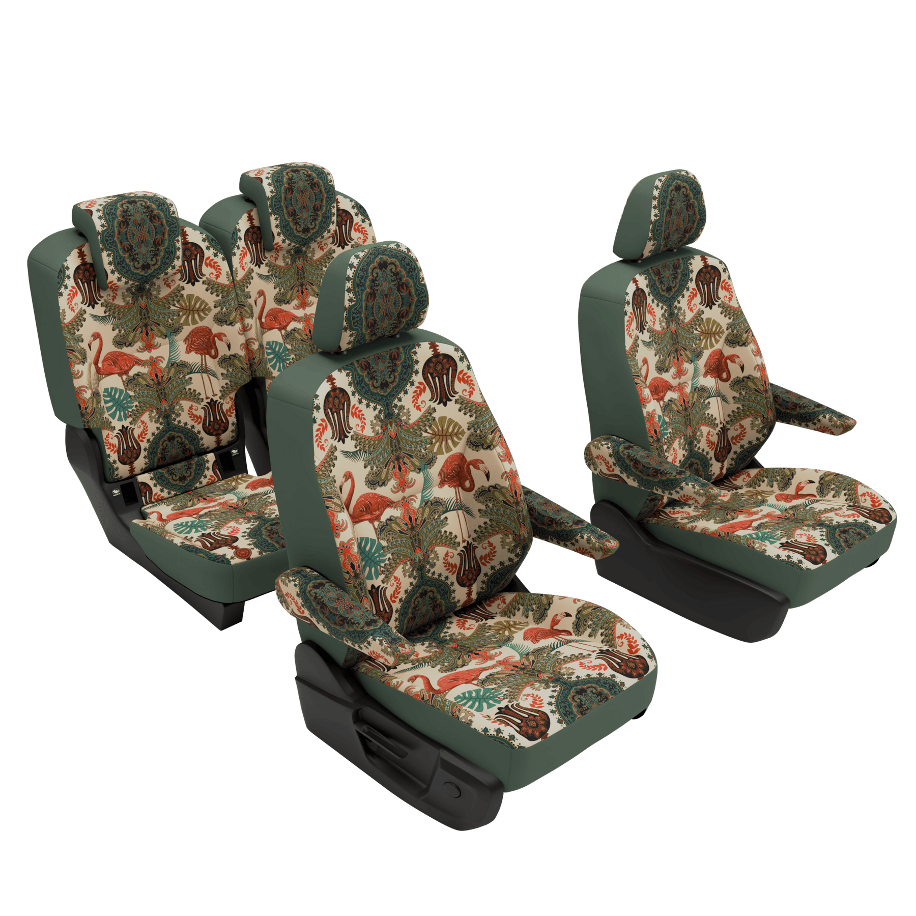 seat covers T7 California Oriental Flamingo