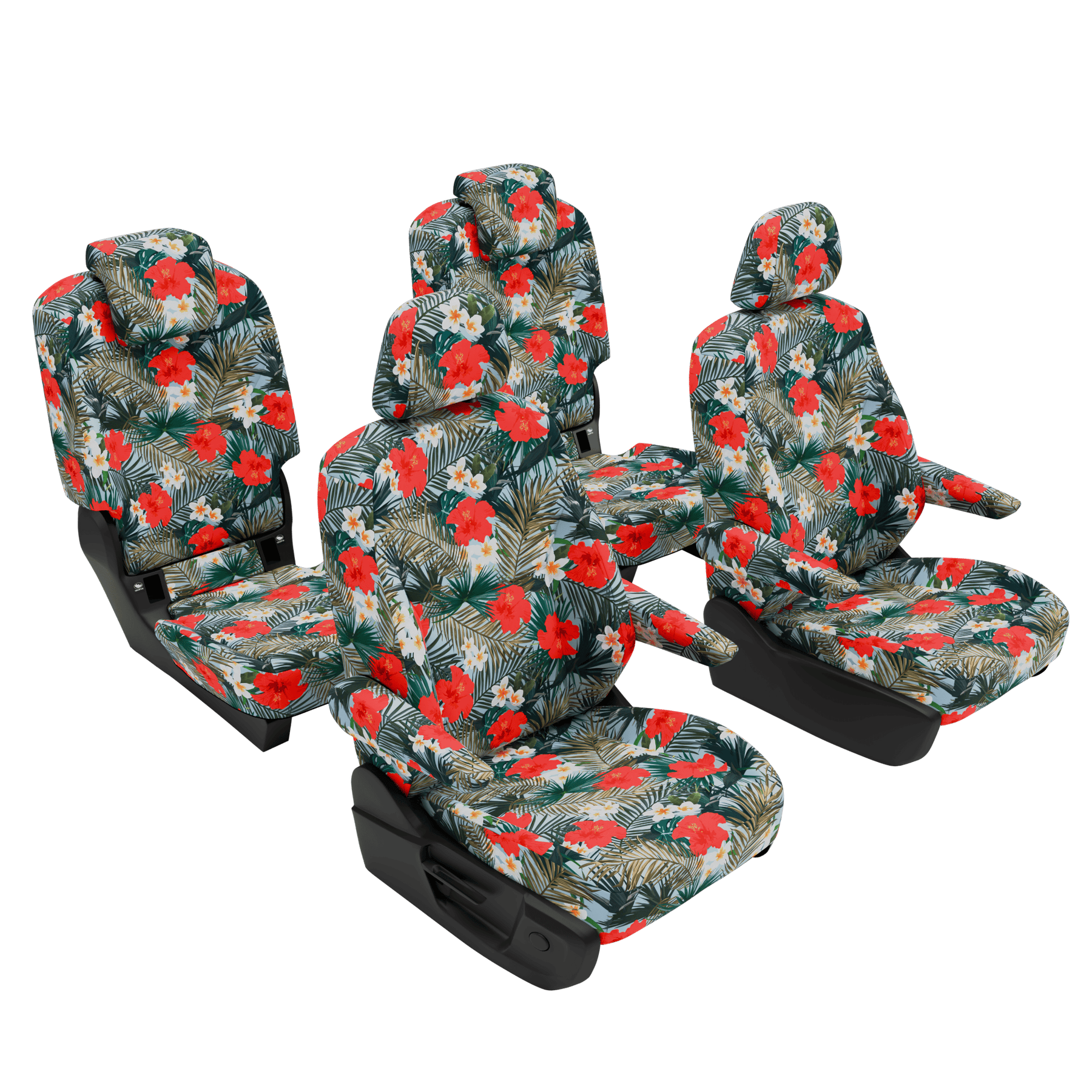 seat covers T7 Multivan Hibiscus