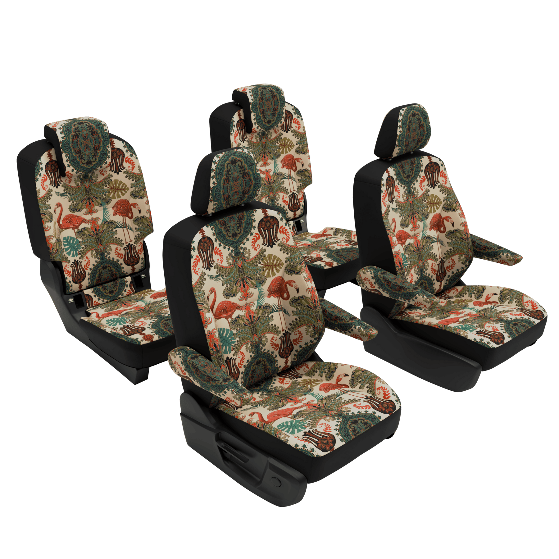 seat covers VW T7 Multivan Oriental Flamingo