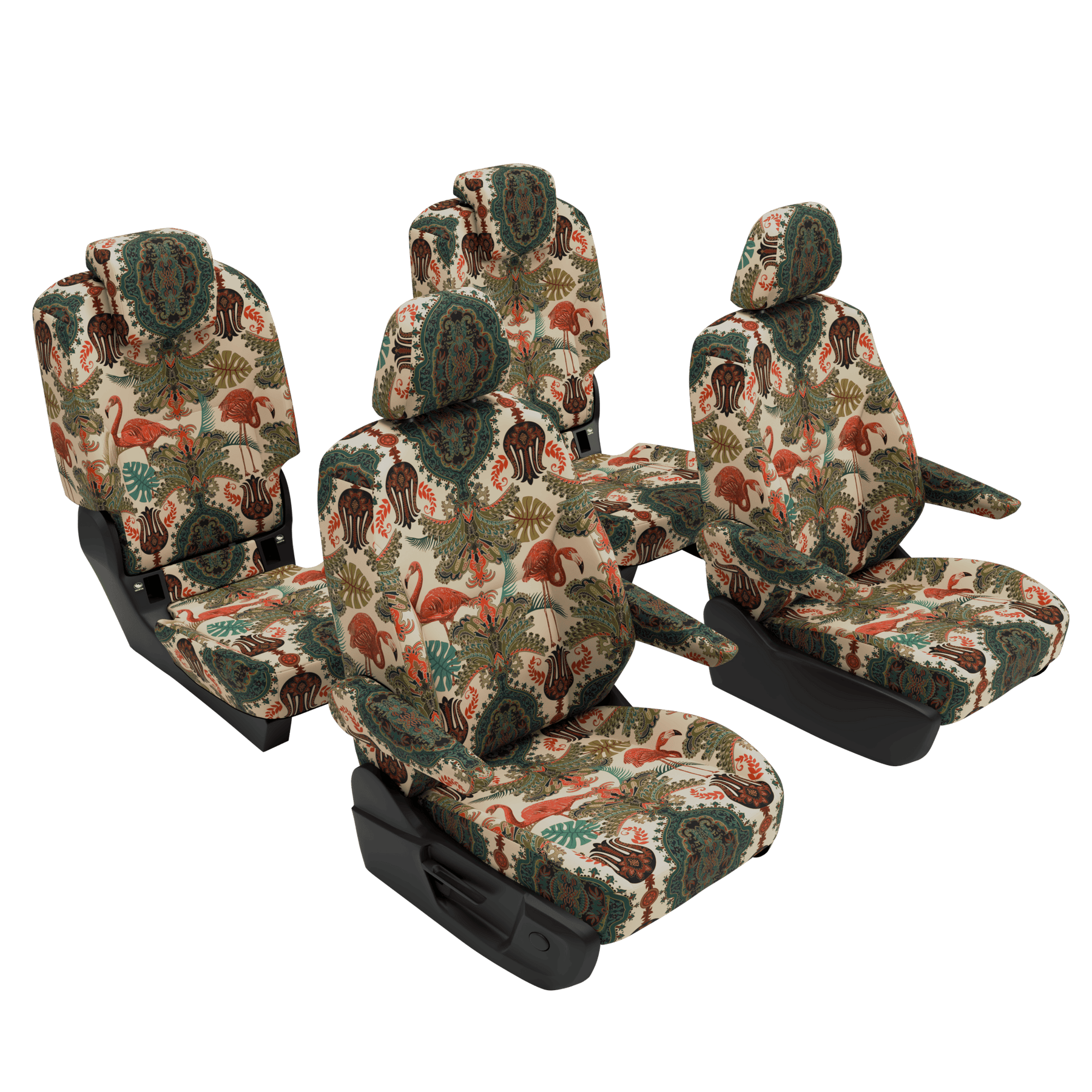 seat covers VW T7 Multivan Oriental Flamingo