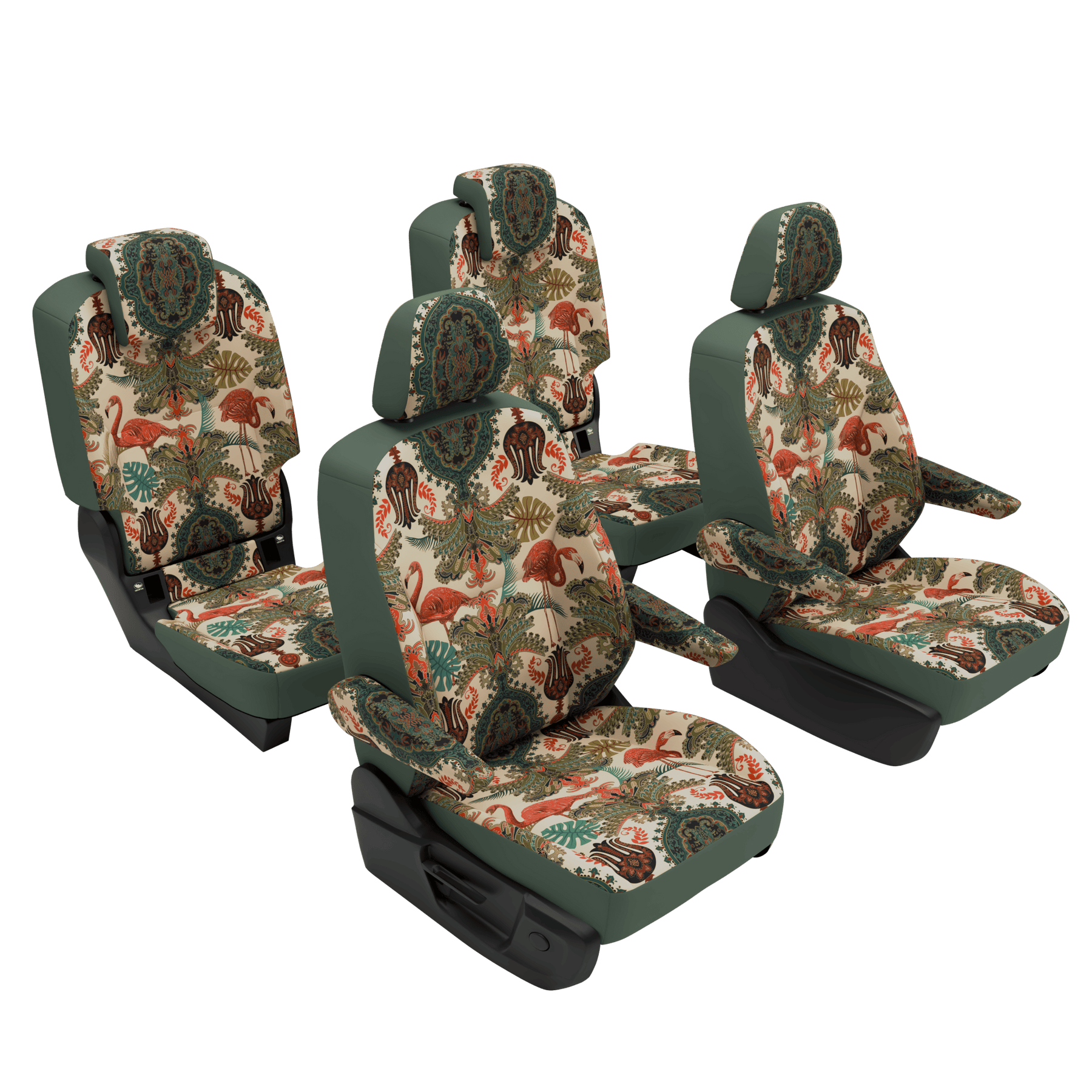 seat covers VW T7 Multivan Oriental Flamingo