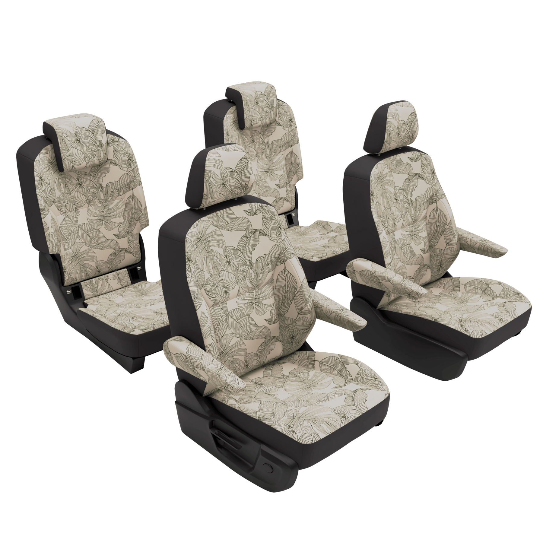 seat covers T7 Multivan Vintage Leaves