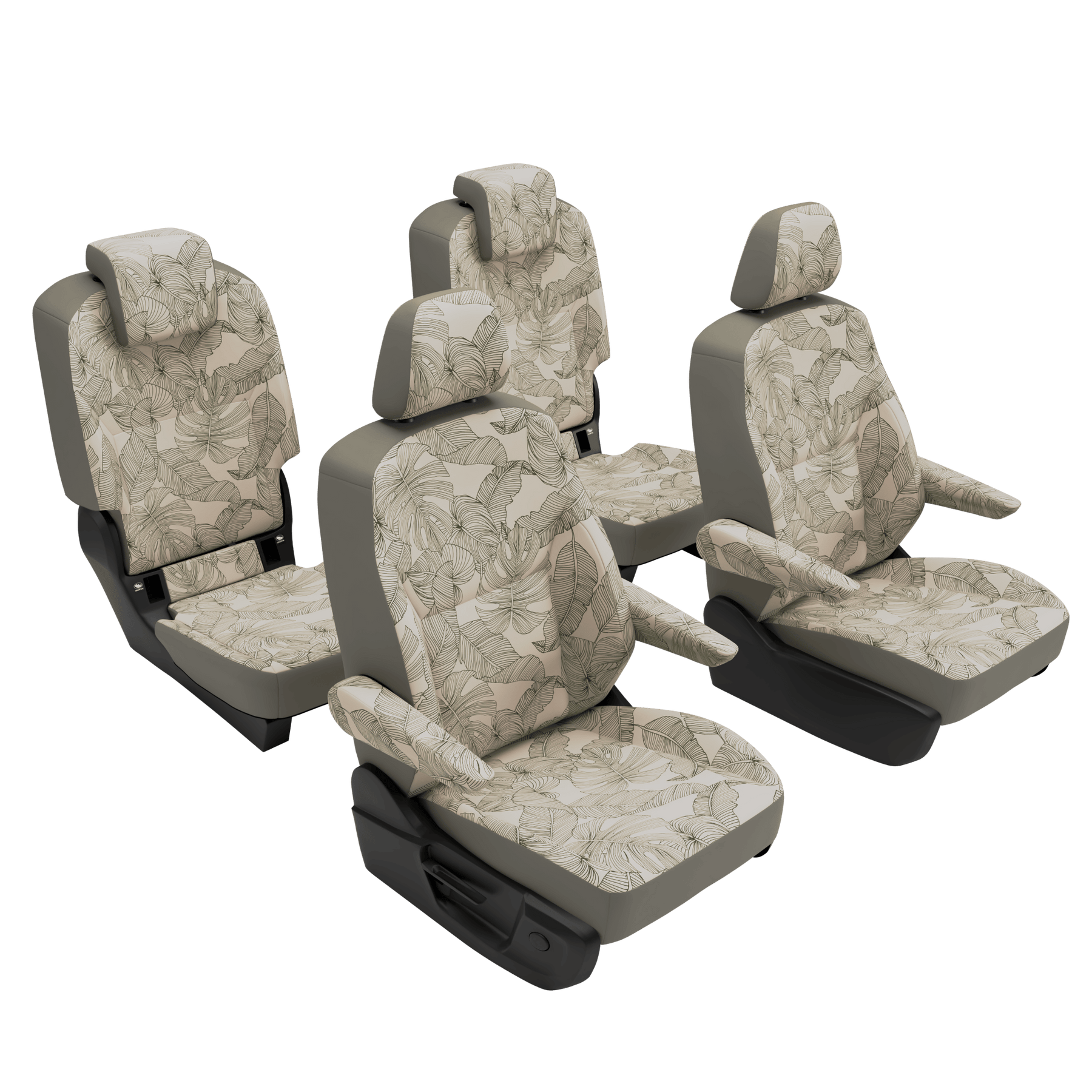 seat covers T7 Multivan Vintage Leaves