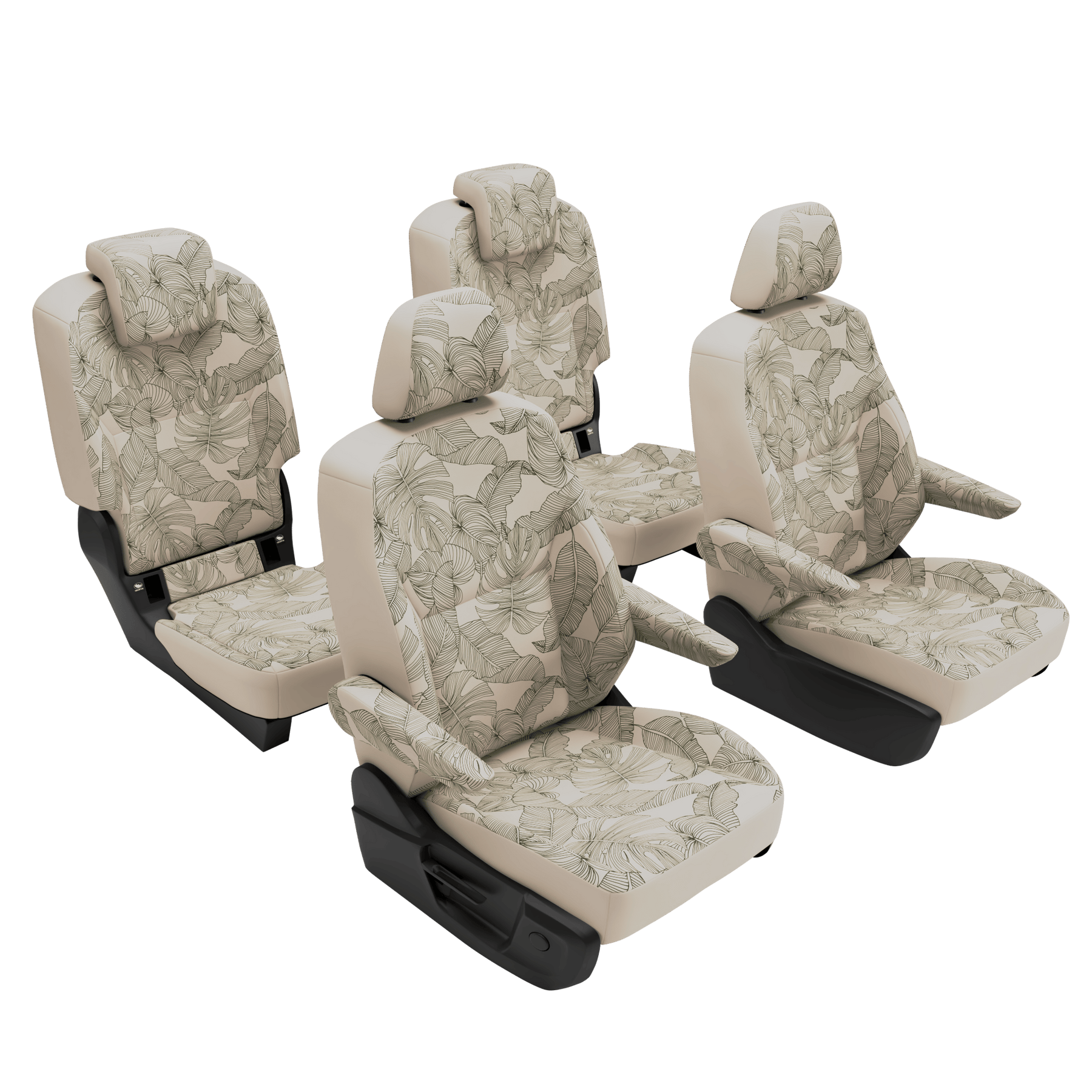 seat covers T7 Multivan Vintage Leaves