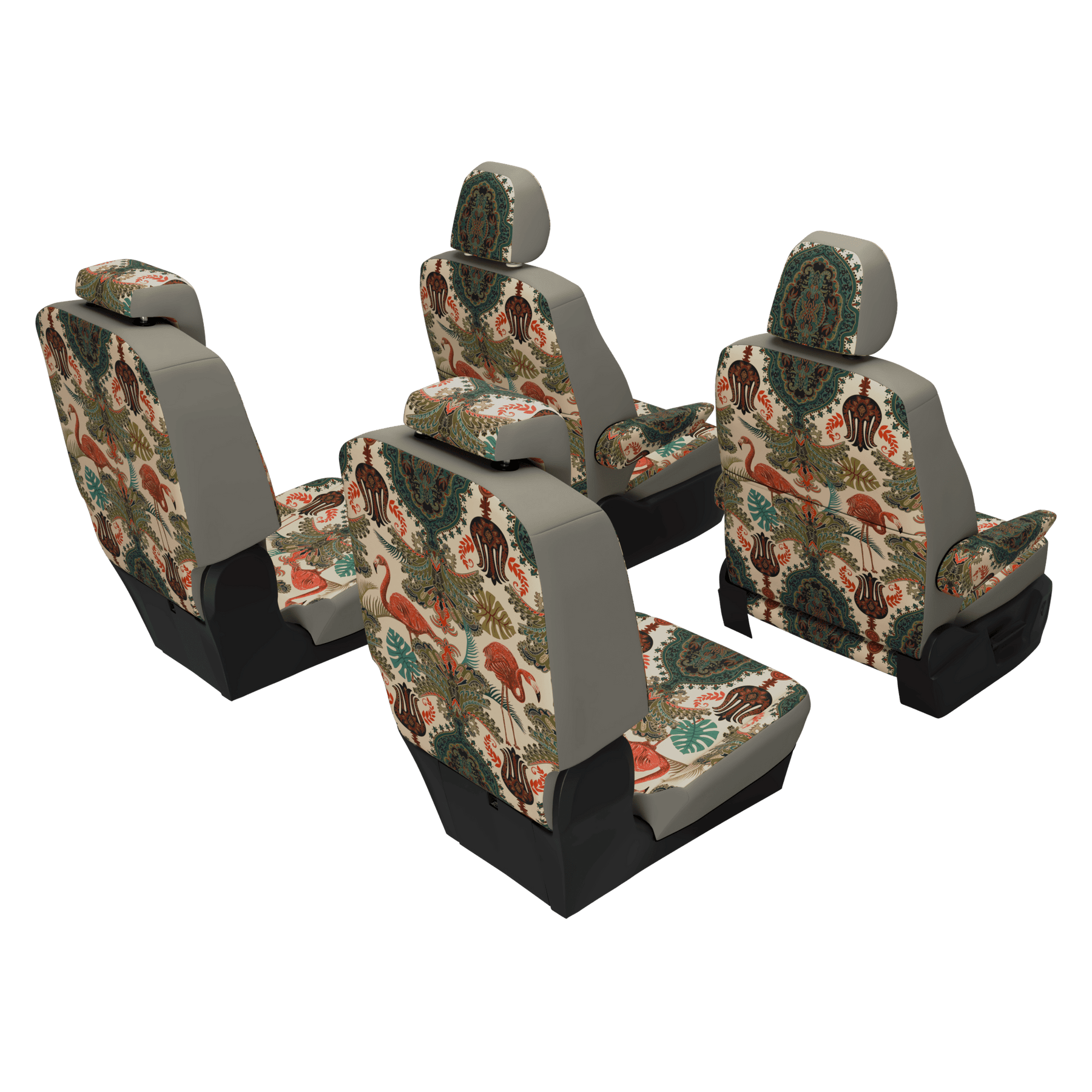 seat covers VW T7 Multivan Oriental Flamingo