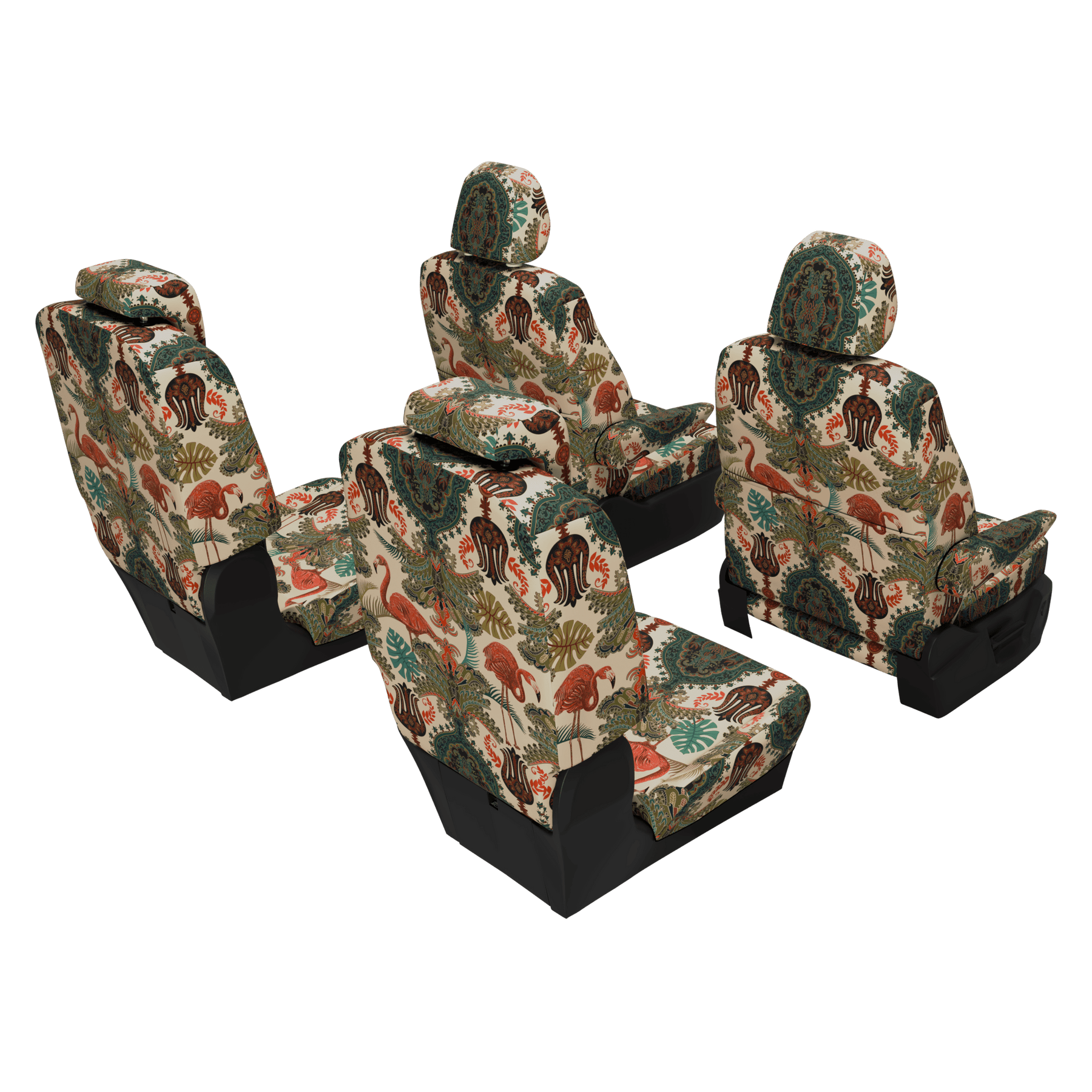 seat covers VW T7 Multivan Oriental Flamingo