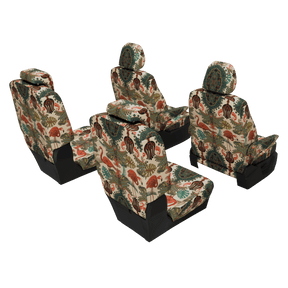 seat covers VW T7 Multivan Oriental Flamingo