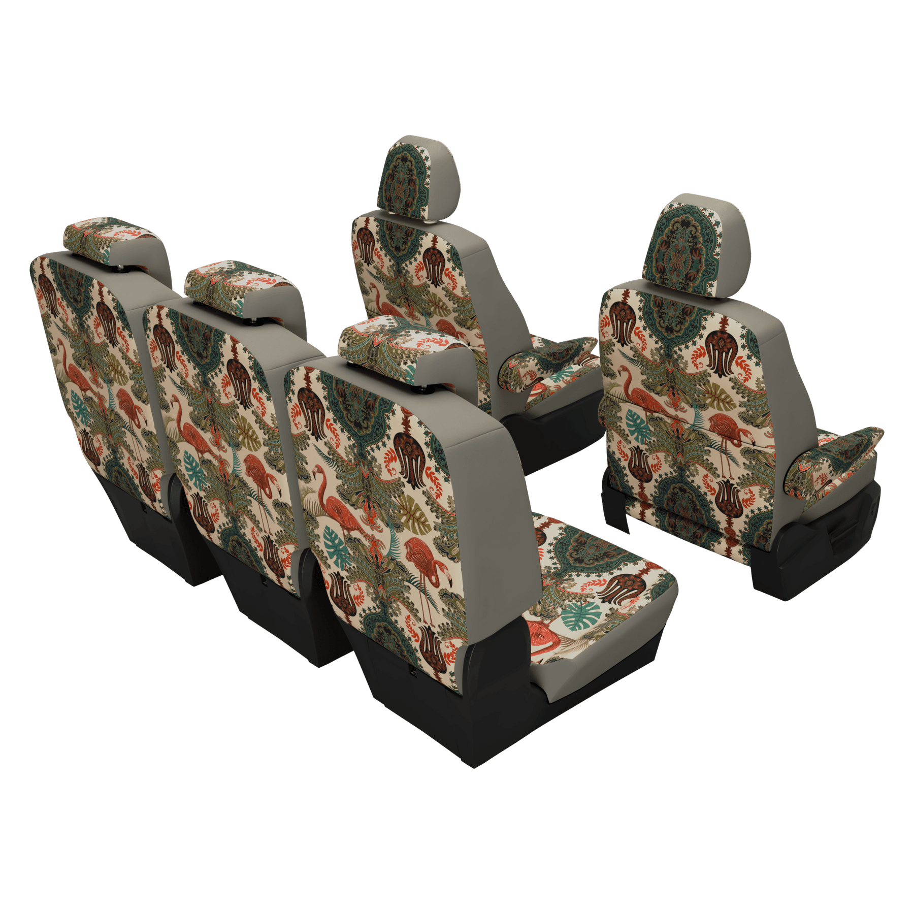 seat covers VW T7 Multivan Oriental Flamingo