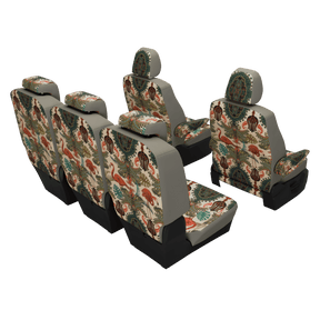 seat covers VW T7 Multivan Oriental Flamingo