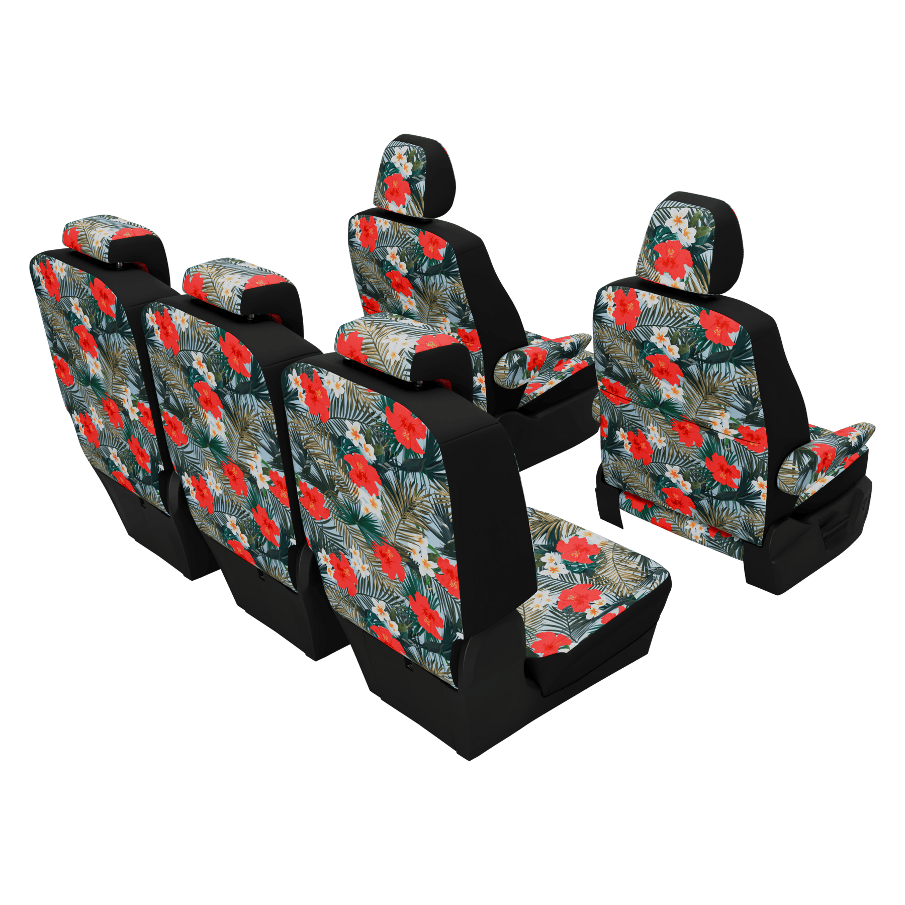 seat covers T7 Multivan Hibiscus