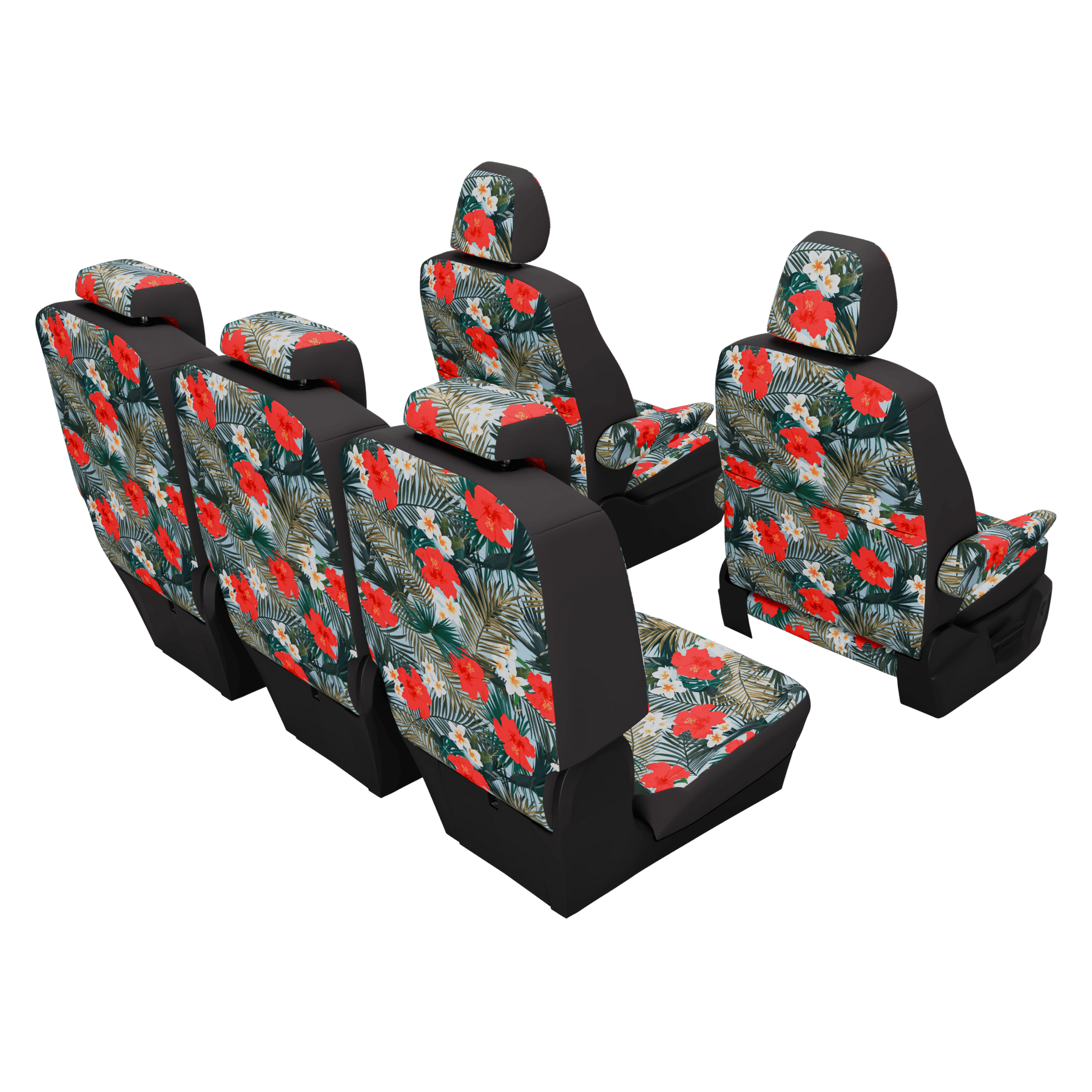 seat covers T7 Multivan Hibiscus