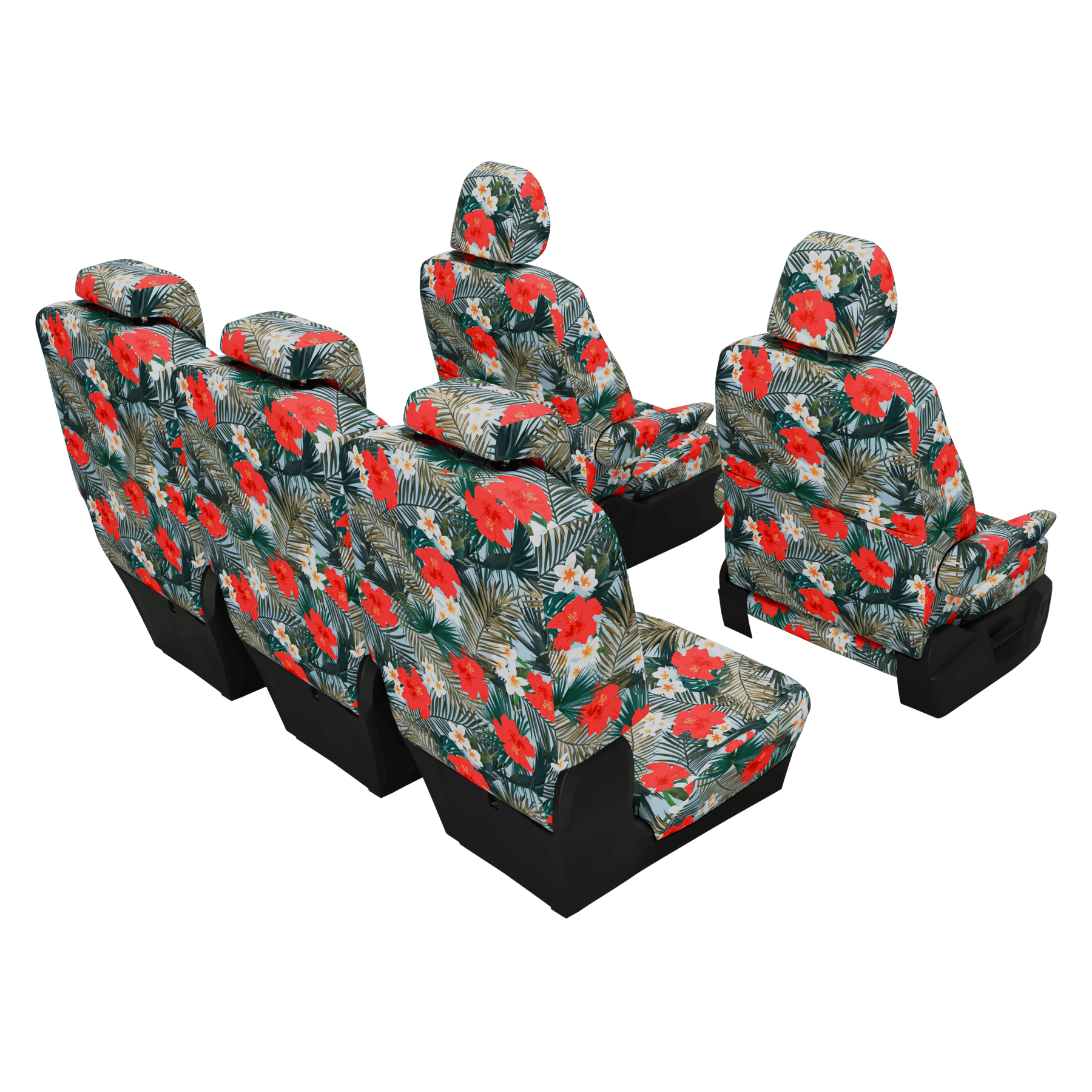 seat covers T7 Multivan Hibiscus