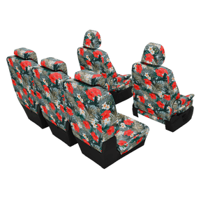 seat covers T7 Multivan Hibiscus