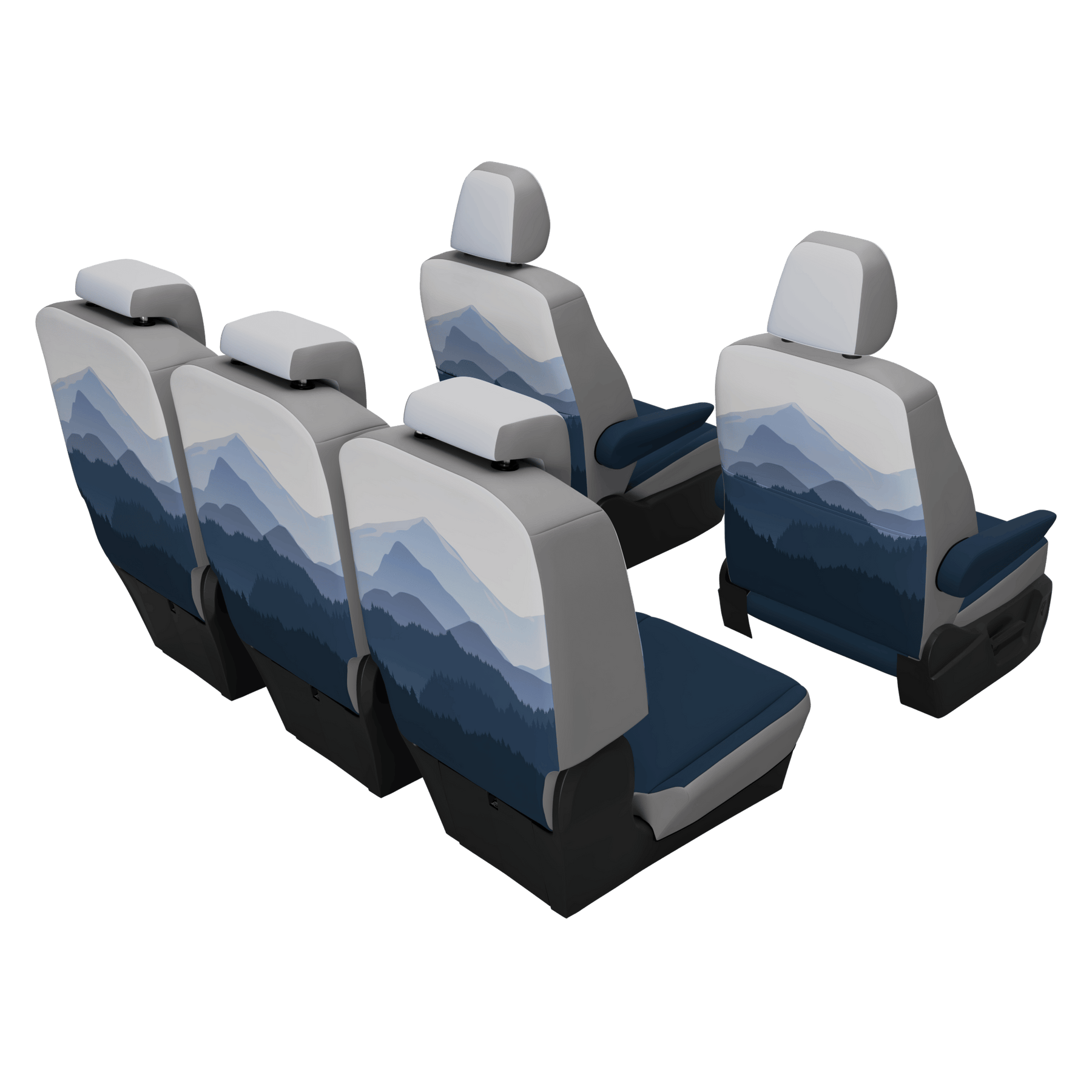 seat covers T7 Multivan Misty Mountains