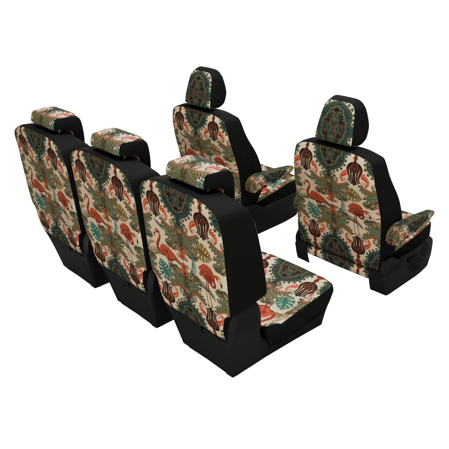 seat covers T7 California Oriental Flamingo