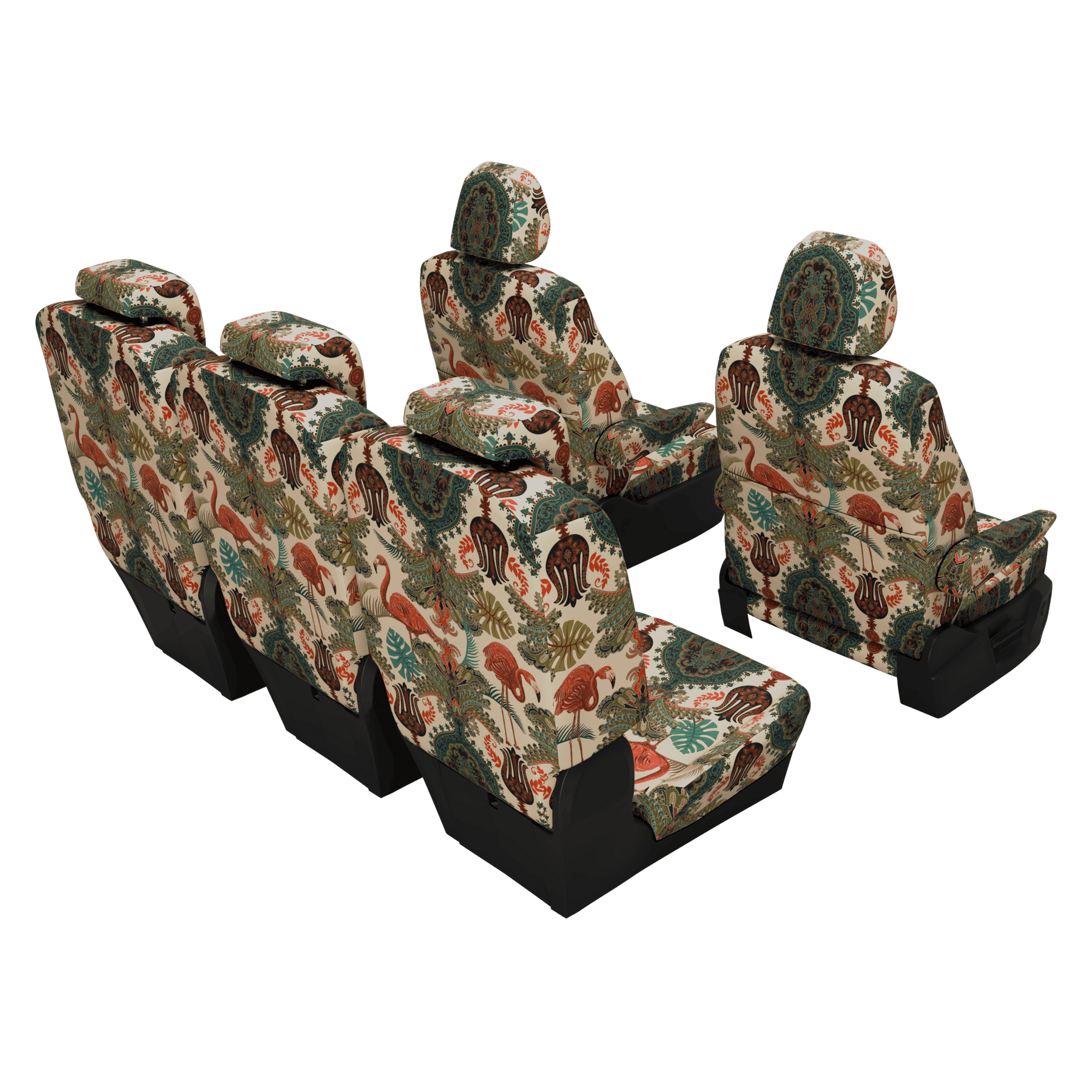 seat covers VW T7 Multivan Oriental Flamingo