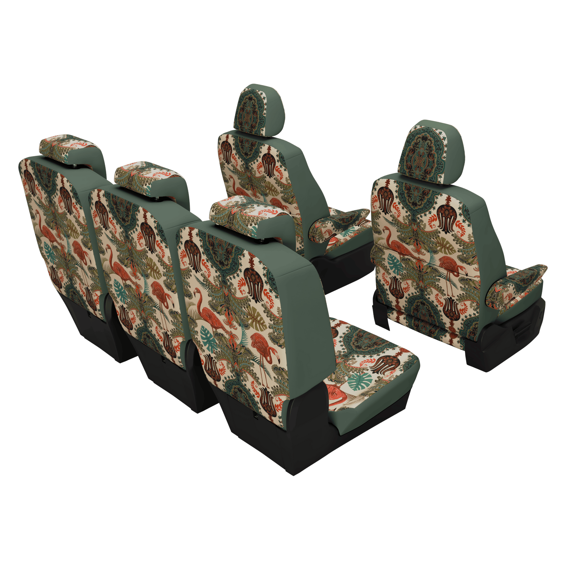 seat covers VW T7 Multivan Oriental Flamingo