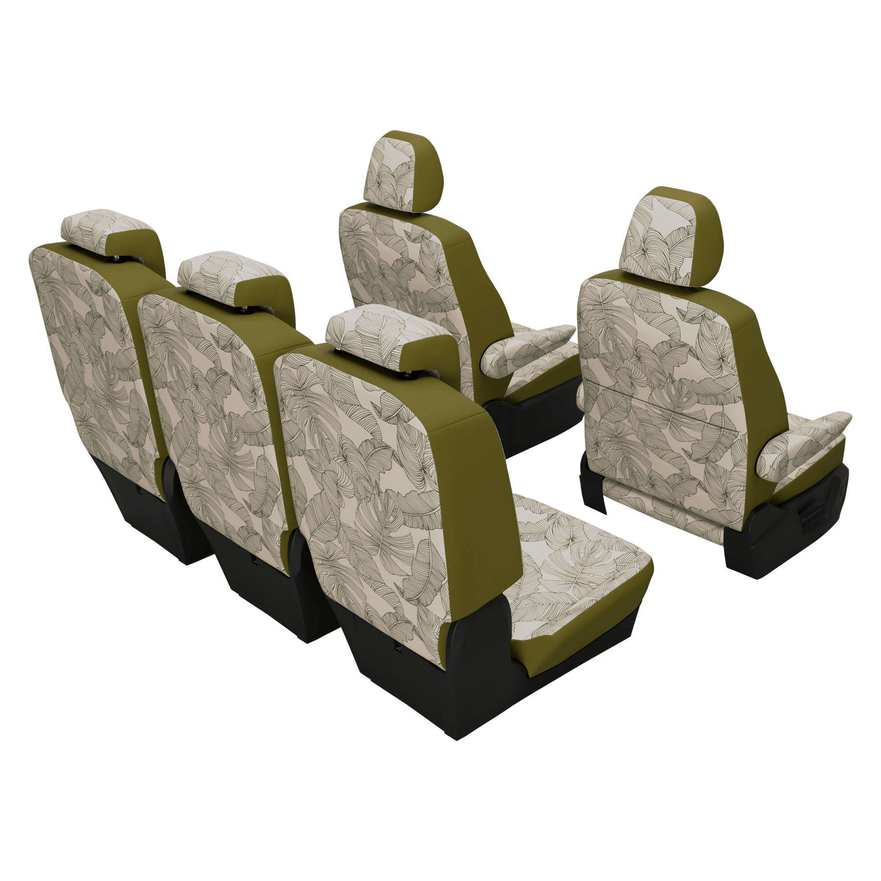 seat covers T7 Multivan Vintage Leaves