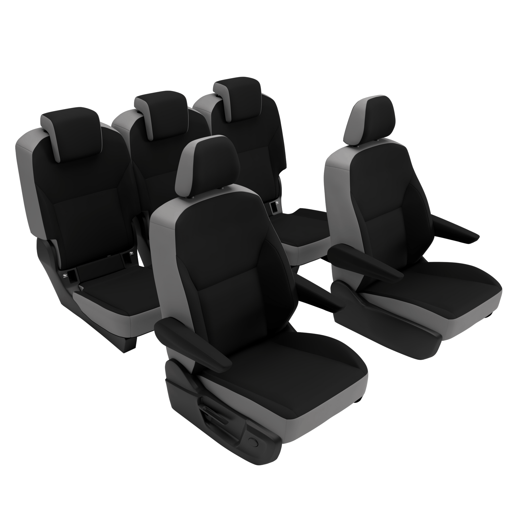 seat covers T7 Multivan plain colors