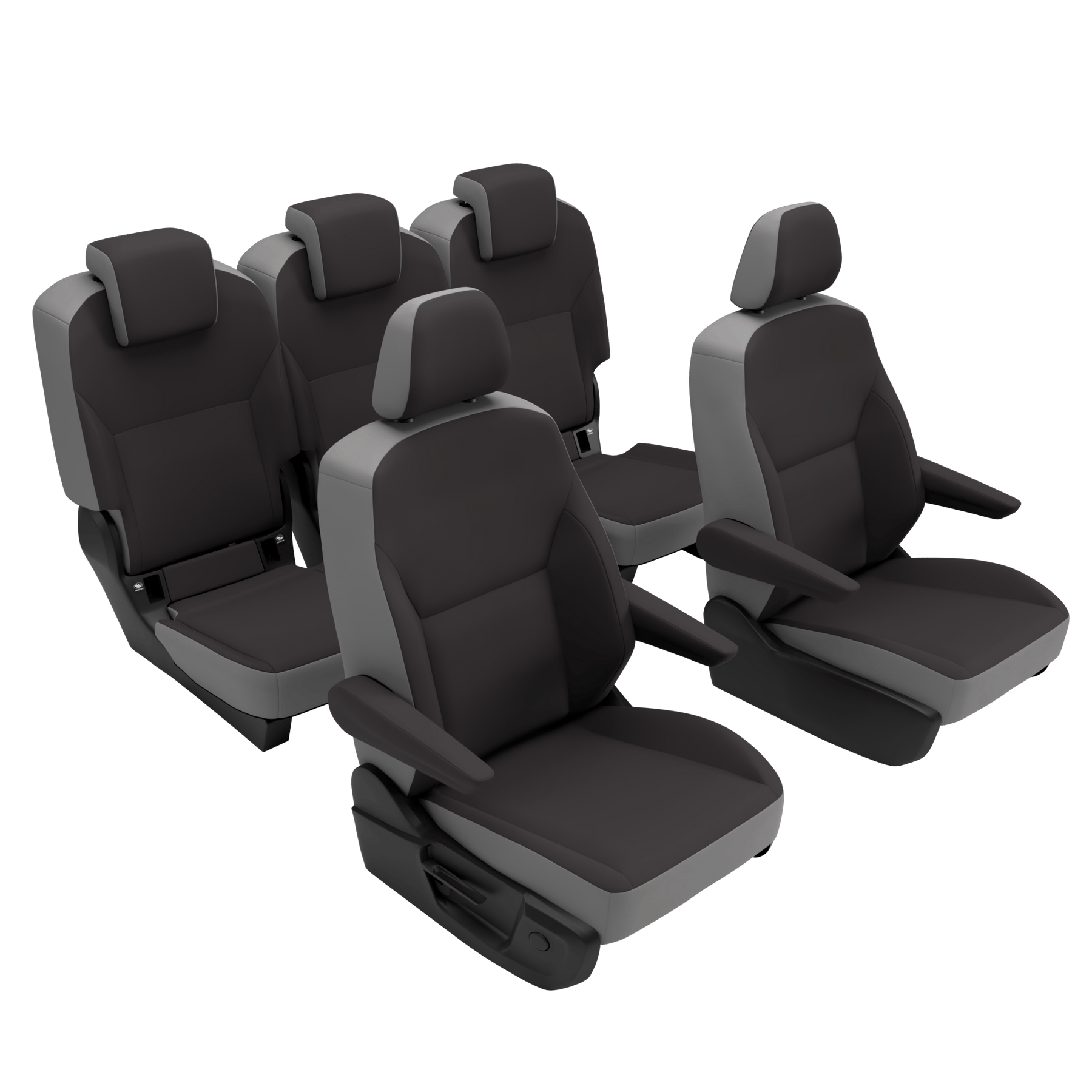 seat covers T7 Multivan plain colors
