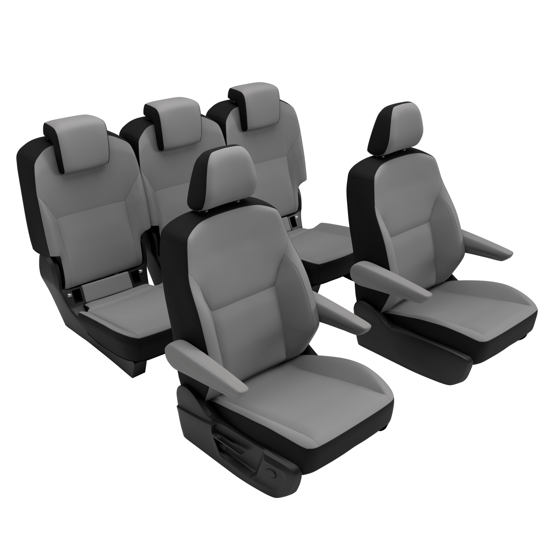 seat covers T7 Multivan plain colors